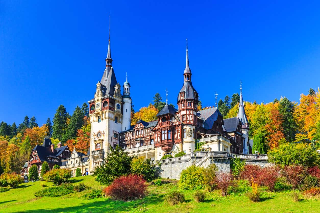 罗马尼亚的佩莱斯城堡。