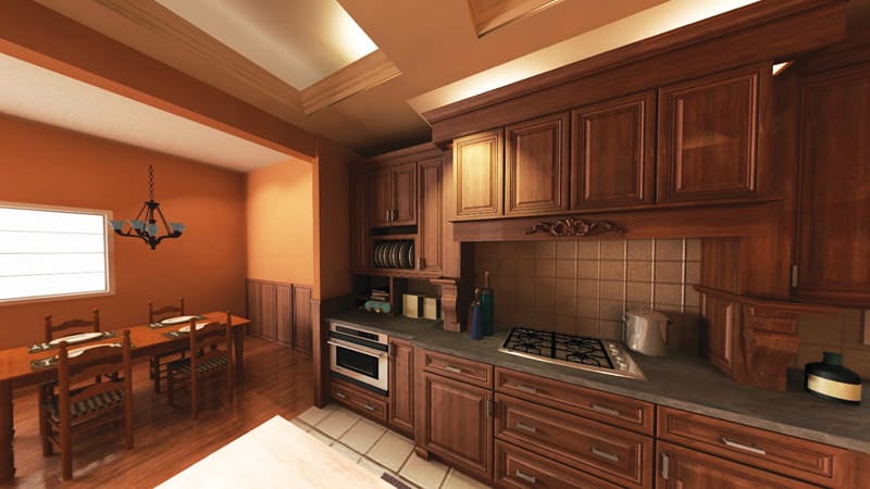 丰富的木厨房设计与2020个厨房设计软件。新利18快乐彩玩法