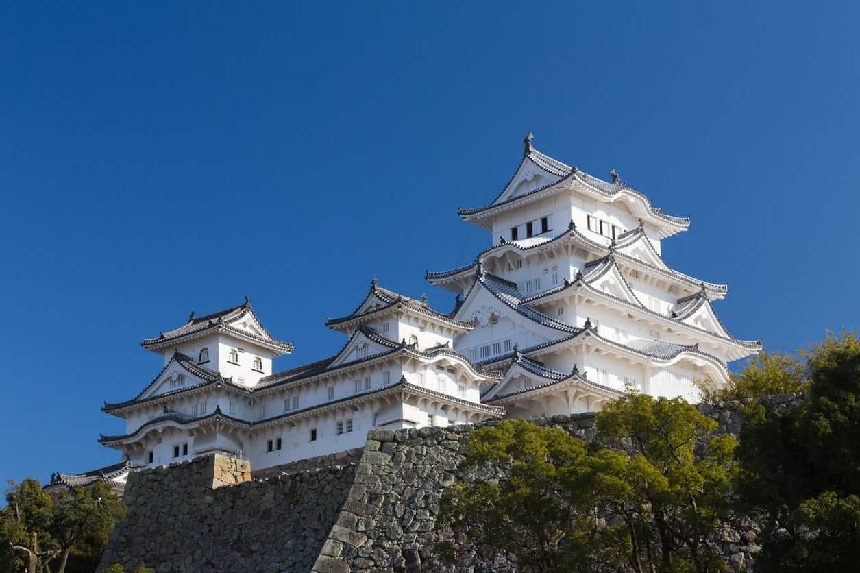 姬路城堡在日本。