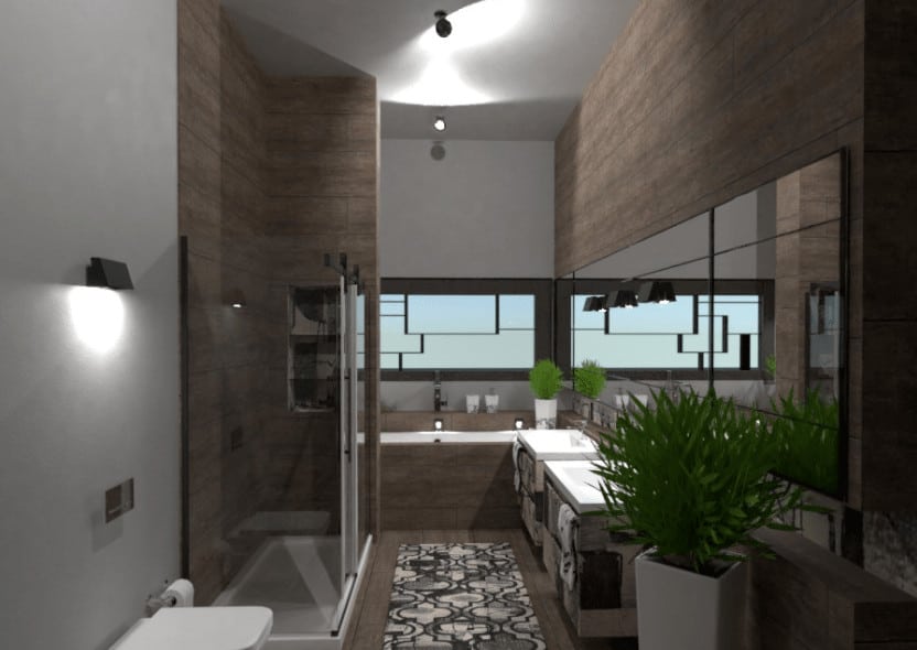 现代风格浴室设计